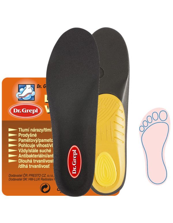 Branț anatomic pentru pantofi Double Antishock