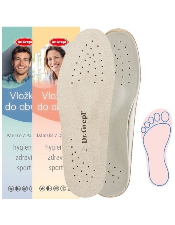 Branț anatomic pentru pantofi din piele carbon