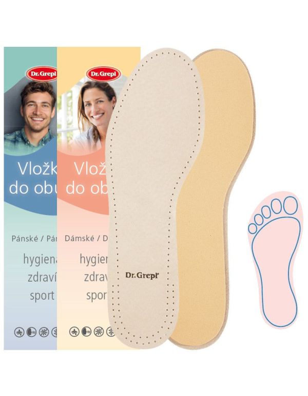 Inserții de pantofi din piele