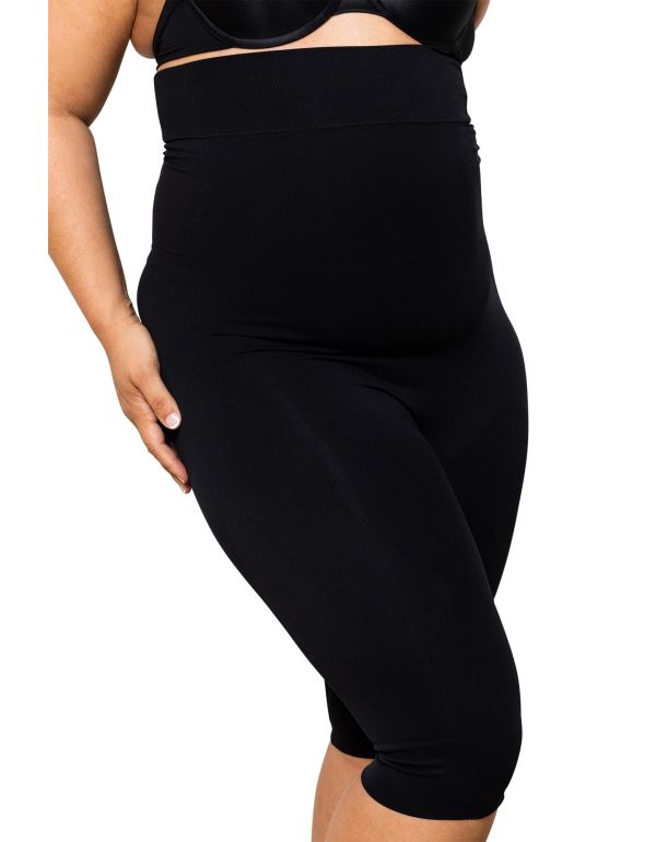 Pantaloni scurți capri push-up modelați cu talie înaltă - mărimea „XL”.