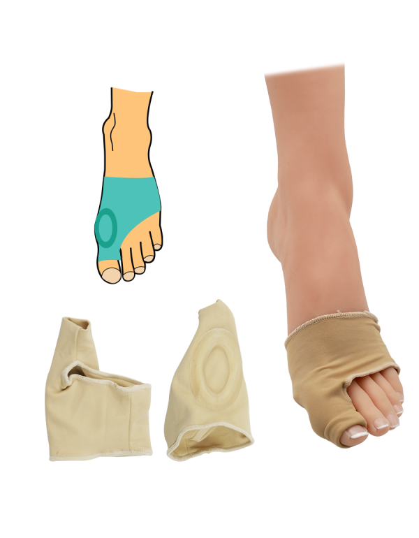 Bandaj hallux valgus cu inel de demarcație