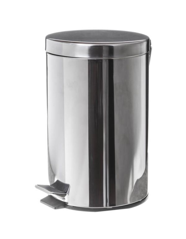 Coș de gunoi ECO, 12 l, inox, lustruit