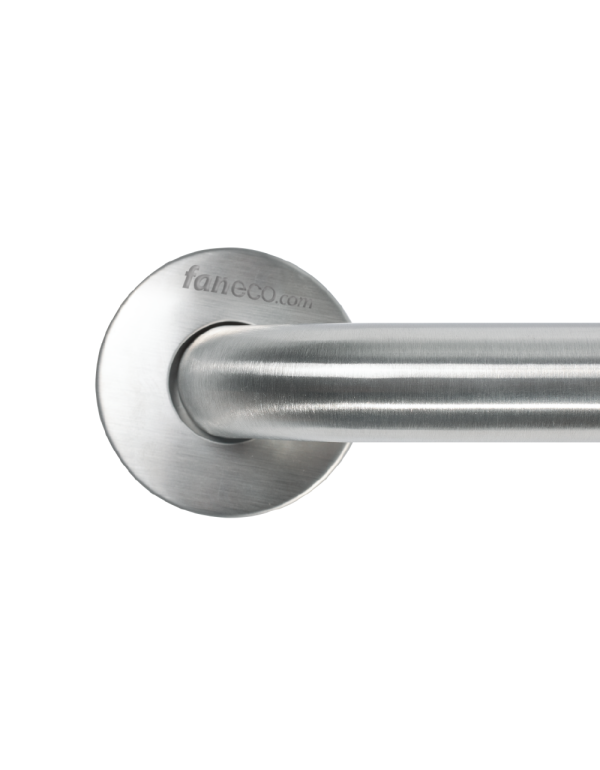 Balustrada dreapta 600 mm din otel inoxidabil, mat