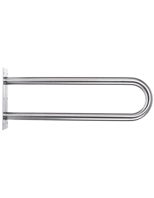 Bară cu arc fix pentru persoanele cu dizabilități fizice, 600 mm, oțel inoxidabil satinat