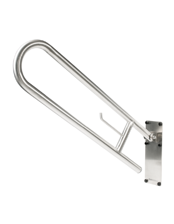 Mâner rabatabil 600 mm oțel inoxidabil mat