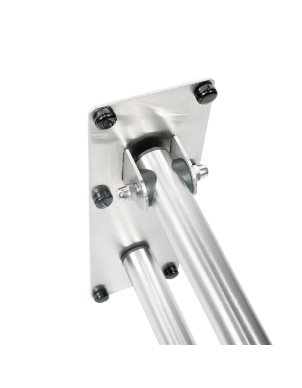 Mâner rabatabil 800 mm, oțel inoxidabil satinat