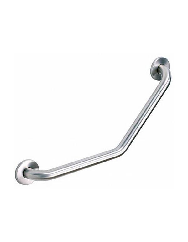 Balustradă de colț pentru persoane cu dizabilități 130°, oțel inoxidabil satinat