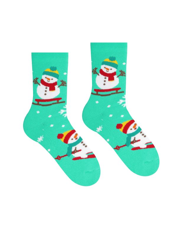 Merry Socks Terry Snowman - Copii