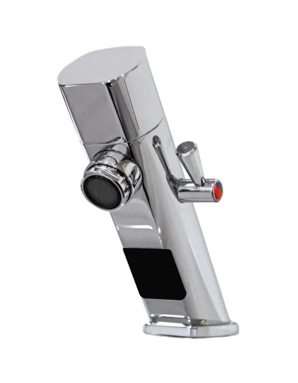 Robinet de chiuveta cu suport pentru 2 x 1/2" fotocelula DC