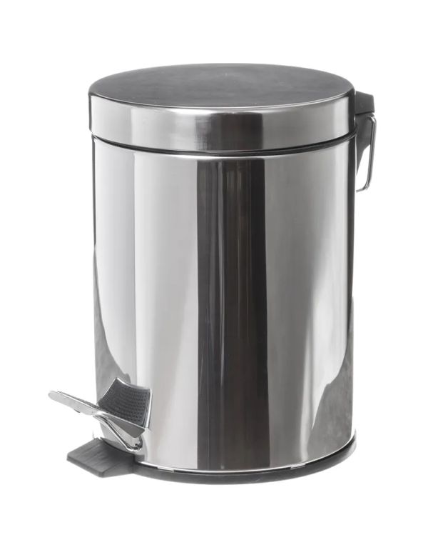 Coș de gunoi ECO 5 l inox lucios