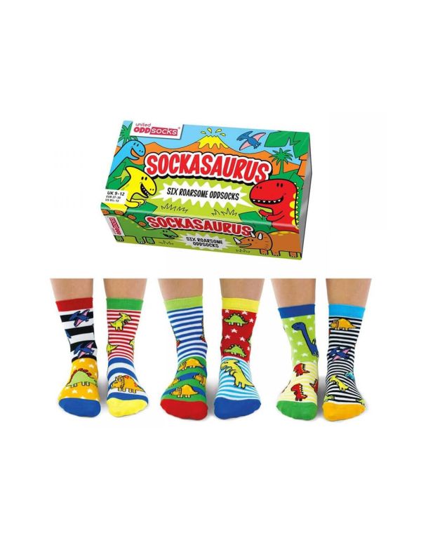 Șosete amuzante pentru copii Sockasaurus mărime: 27-30