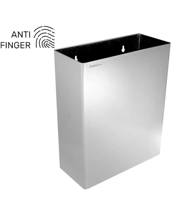 Coș de perete 23 l, oțel inoxidabil mat HIT Antifinger