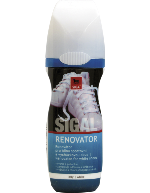 Sigal renovator pentru pantofi albi 75ml