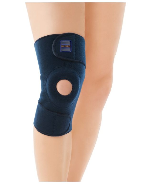 Dr.MED K009 Pansament pentru genunchi din neopren cu o gaură pentru un măr