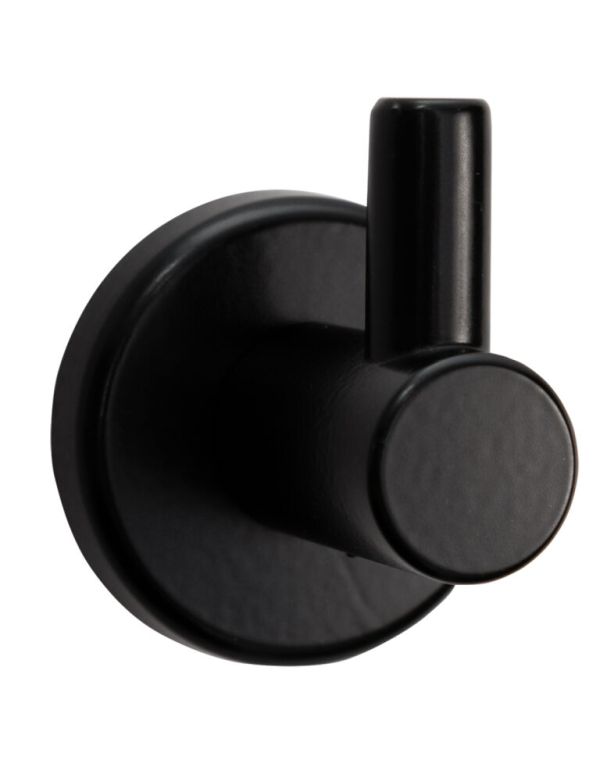 Umeraș simplu „rinocer” din oțel inoxidabil negru mat