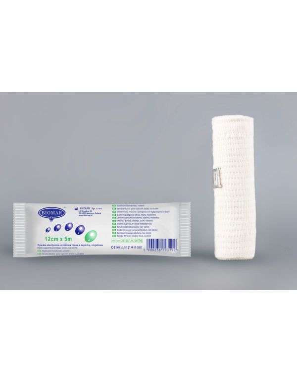 Bandaj elastic cu cataramă 5 m x 12 cm