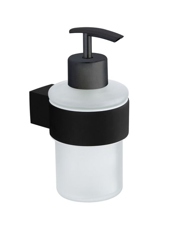 Dozator de săpun Sydney Black, montat pe perete