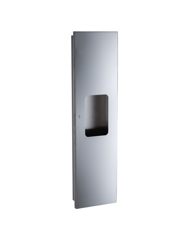 Set încorporat Faneco HIT; distribuitor prosoape hârtie ZZ 400 coli + coș ascuns 20 l