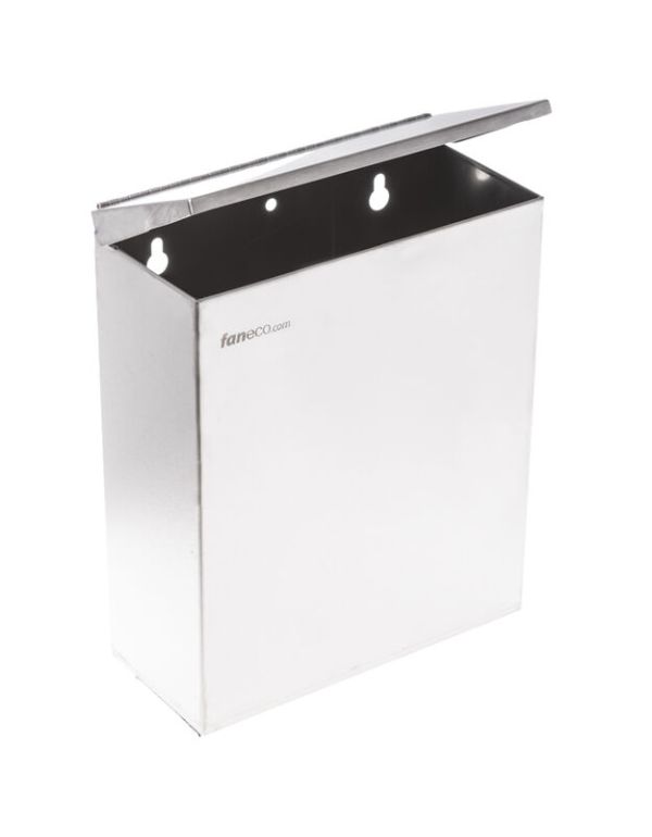 Coș de gunoi sanitar montat pe perete, 7 l, oțel inoxidabil mat