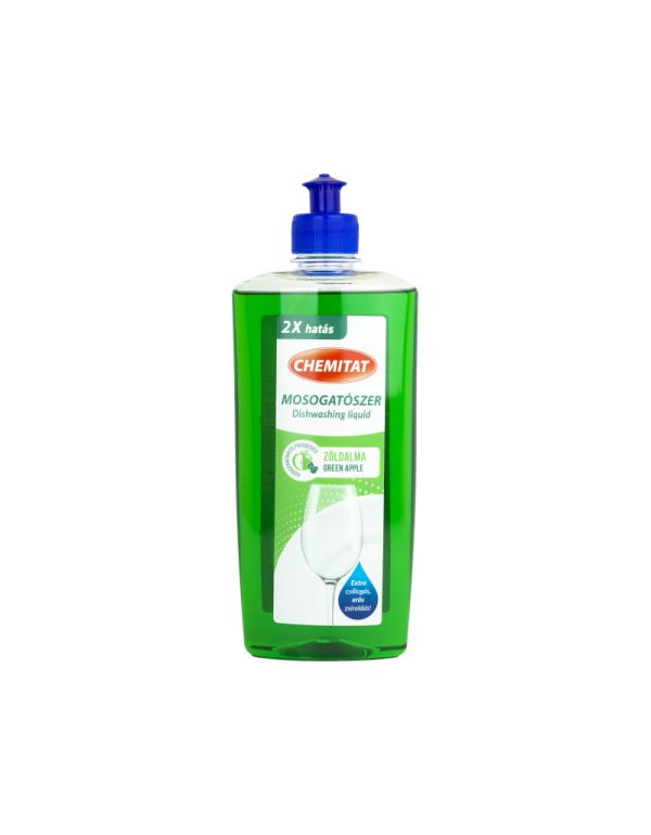 Gel de spălat vase Sanita 500ml măr verde