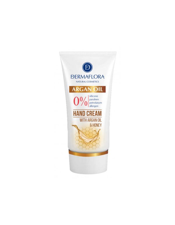 Cremă de mâini Dermaflora 0% cu ulei de argan 50 ml