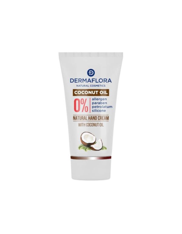 Cremă de mâini Dermaflora 0% cu ulei de cocos 50 ml