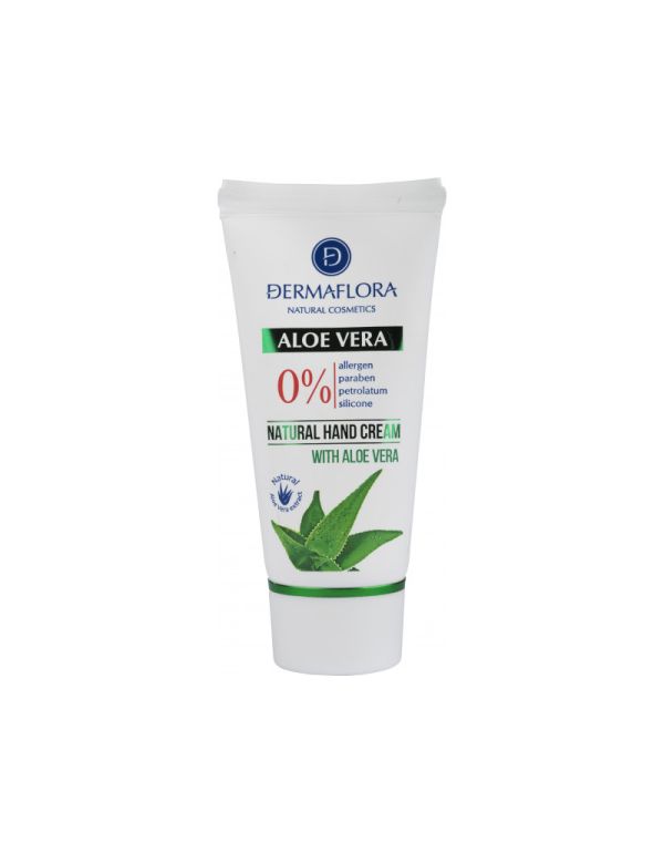 Cremă de mâini Dermaflora 0% cu aloe vera 50 ml