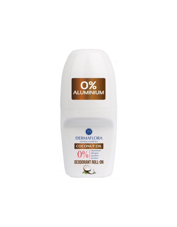 Deodorant roll-on Dermaflora 0% ulei de cocos 50 ml