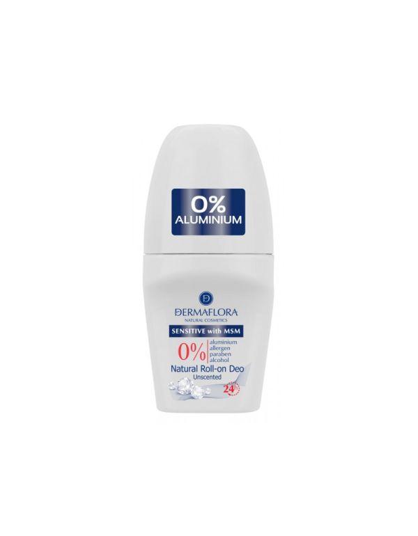 Deodorant roll-on Dermaflora 0% fără parfum 50 ml pentru piele sensibilă