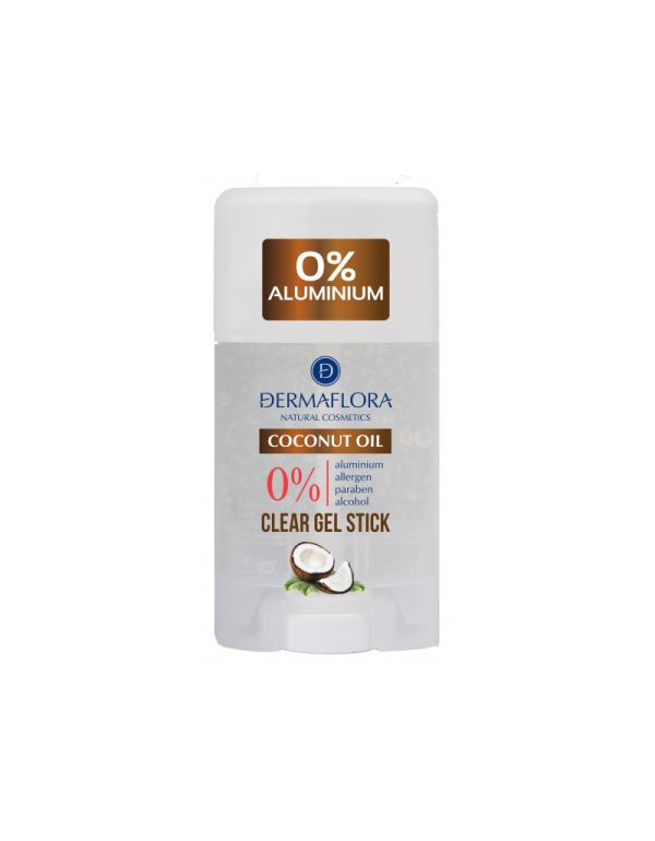 Deodorant gel Dermaflora 0% 50 ml cu ulei de cocos