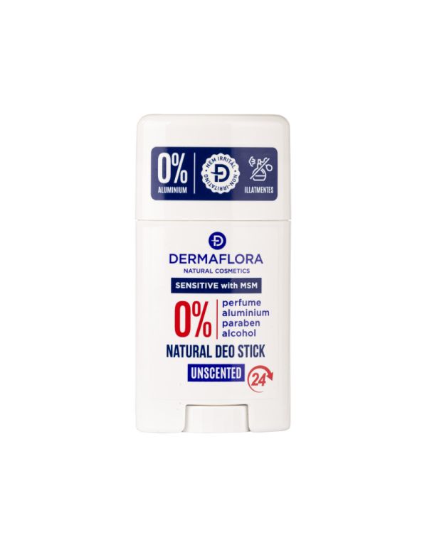 Deodorant gel Dermaflora 0% fără parfum 50 ml pentru piele sensibilă
