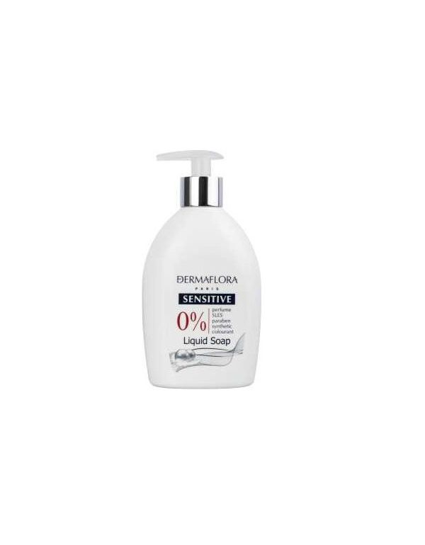 Săpun lichid Dermaflora 0% fără parfum 400 ml pentru piele sensibilă