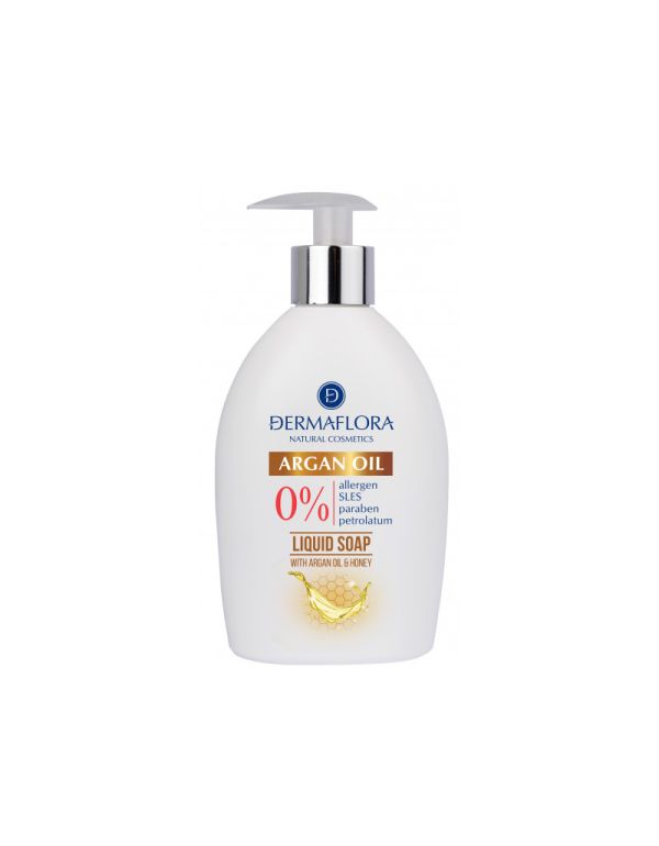 Săpun lichid Dermaflora 0% ulei de argan 400 ml