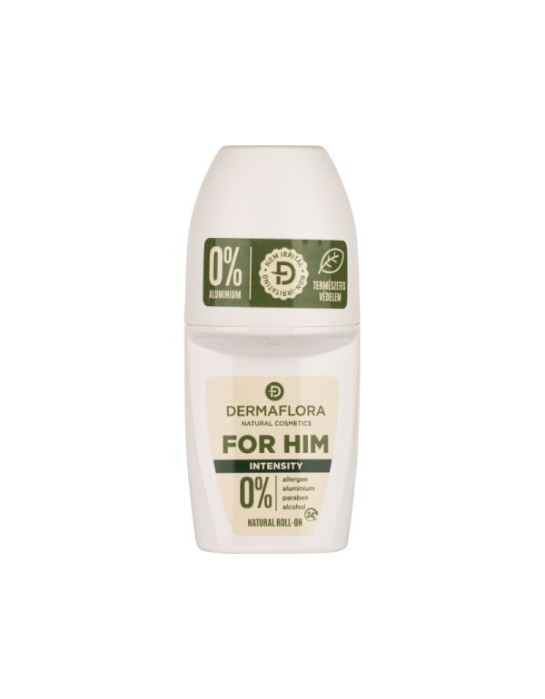Deodorant roll-on Dermaflora 0% pentru bărbați 50 ml Intensity