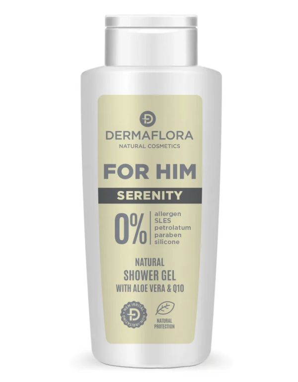 Gel de duș Dermaflora 0% pentru bărbați 500 ml Serenity