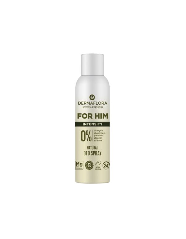 Deodorant spray Dermaflora 0% pentru bărbați 150ml Intensity