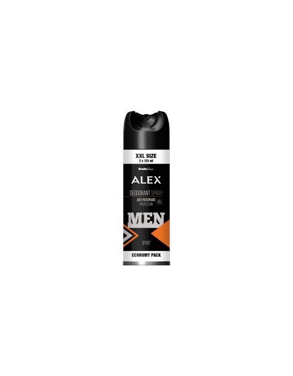 Deodorant spray Alex pentru bărbați 250 ml XXL sport