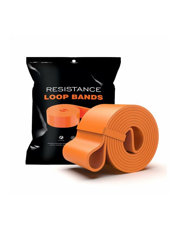 Bandă de rezistență pentru exerciții - Portocalie 77-104 kg