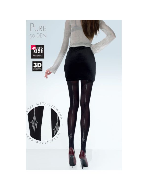 Colanți cu model pentru femei Pure 50 DEN