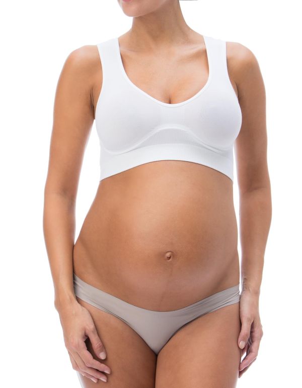 Sutien de maternitate cu bretele late din bumbac
