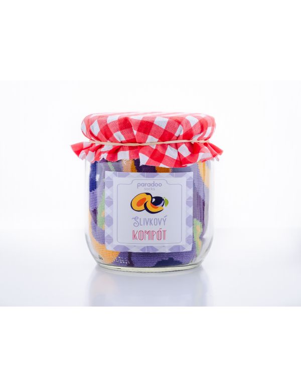 Pachet cadou de șosete Compot de prune (1 pereche)