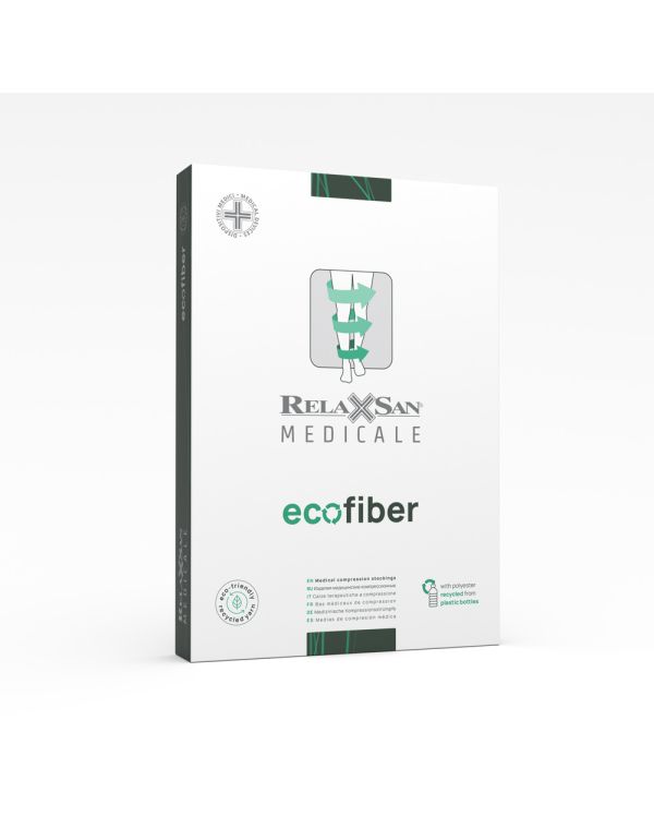 Șosete medicale comprese pentru genunchi din fibre reciclate Clasa 1 - K1 - 15 - 21 MmHg - SCURT