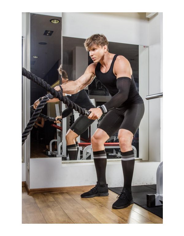 Pantaloni scurți de compresie sport Dryarn pentru bărbați și femei