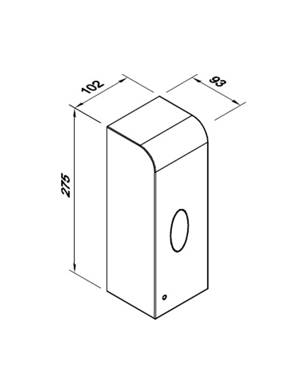 Dozator automat de săpun lichid și dezinfectant fără atingere 1 l LAB