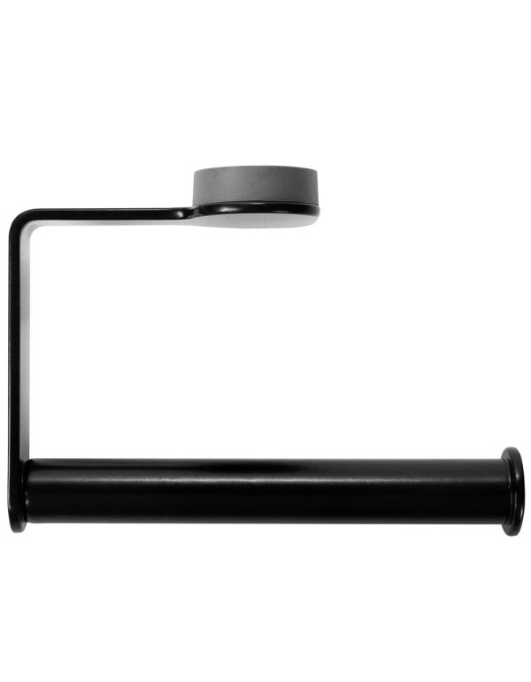 Suport negru pentru hârtie igienică