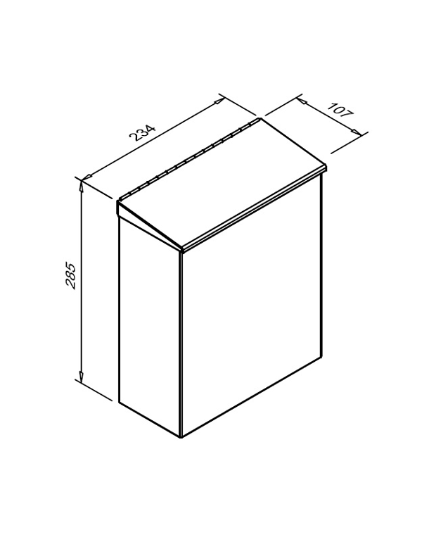 Coș de gunoi sanitar montat pe perete, 7 l, oțel inoxidabil mat