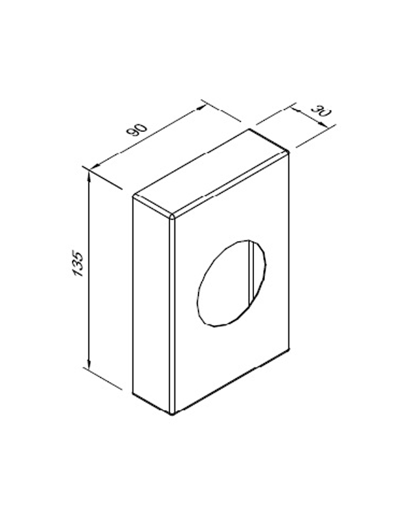 Dispenser de pungi igienice din oțel inoxidabil
