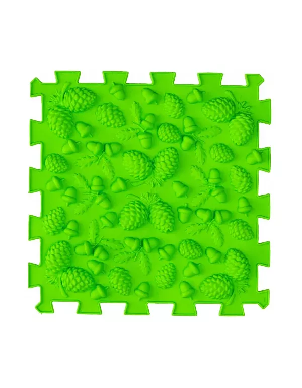 Saltea ortopedică de masaj Puzzle „Mix” 6 elemente